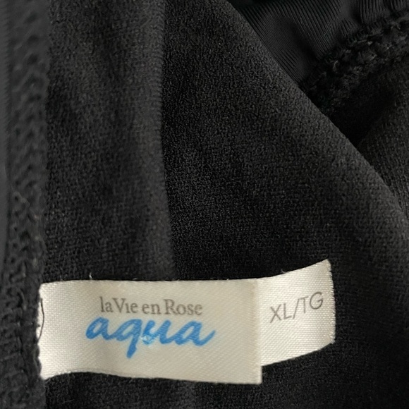 La Vie En Rose Black Halter Swim Top - Picture 2 of 6